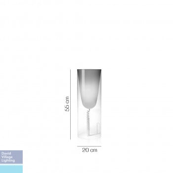 Specification image for Kartell Toobe Table Lamp