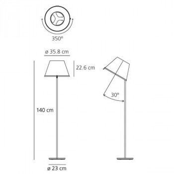 Specification image for Artemide Choose Floor Lamp
