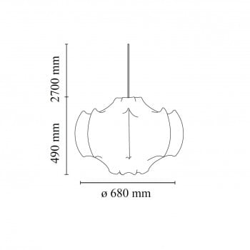 Specification image for Flos Viscontea Pendant