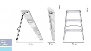 Specification image for Kartell Upper Stepladder