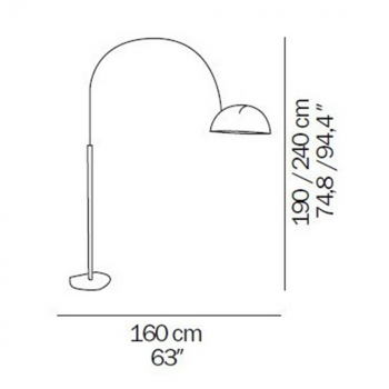 Oluce Coupe 3320/R Floor Specification 