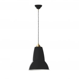 Anglepoise Original 1227 Midi Brass Pendant Black