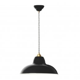 Anglepoise Original 1227 Midi Wide Brass Pendant Black