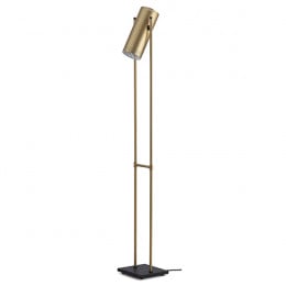 Warm Nordic Trombone Floor Lamp