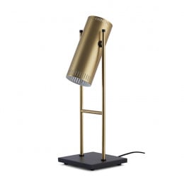 Warm Nordic Trombone Table Lamp