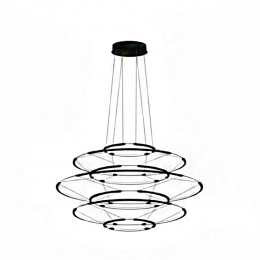 Nemo Lighting Drop 7 LED Suspension Light Black