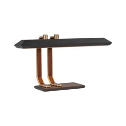 Bert Frank Rinato LED Table Lamp Brushed Brass Black