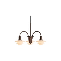 Louis Poulsen PH 1/1 Chandelier Centenary Edition 3 Arms - On
