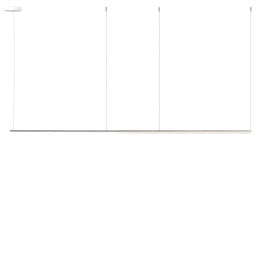 Artemide Architectural Somnium Stand Alone Linear LED Suspension Light 