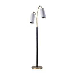Porta Romana Kelly Floor Lamp Antique Brass