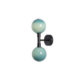SkLO Stem 2x Wall / Ceiling Light New Blue - Dark Oxidized