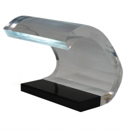 Oluce Acrilica Table Lamp Cut Out 