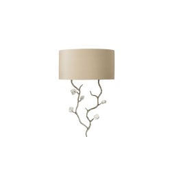 Porta Romana Trailing Blossom Wall Light Decayed Silver
