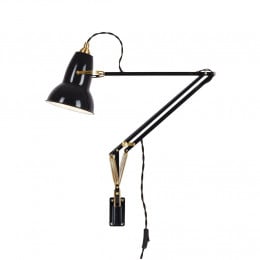 Anglepoise Original 1227 Brass Lamp with Wall Bracket