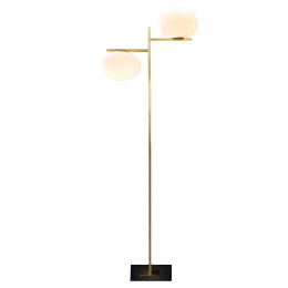 Oluce Alba Double Floor Lamp Cut Out 