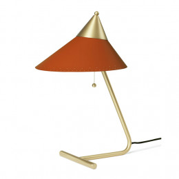 Warm Nordic Brass Top table lamp in all colours