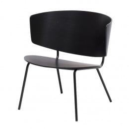 ferm LIVING Herman Lounge Chair in black