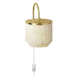 Warm Nordic Fringe Wall Light