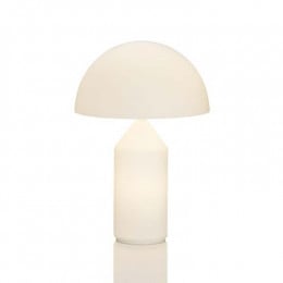 Oluce Atollo Opal Glass Table Lamp